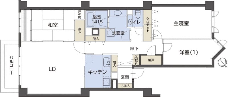 施工前間取り図